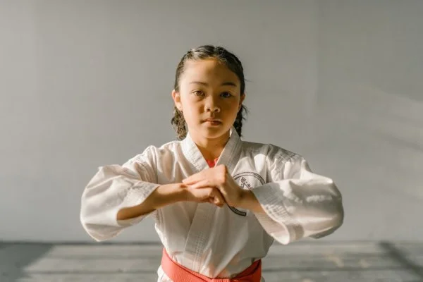 female taekwondo athlete